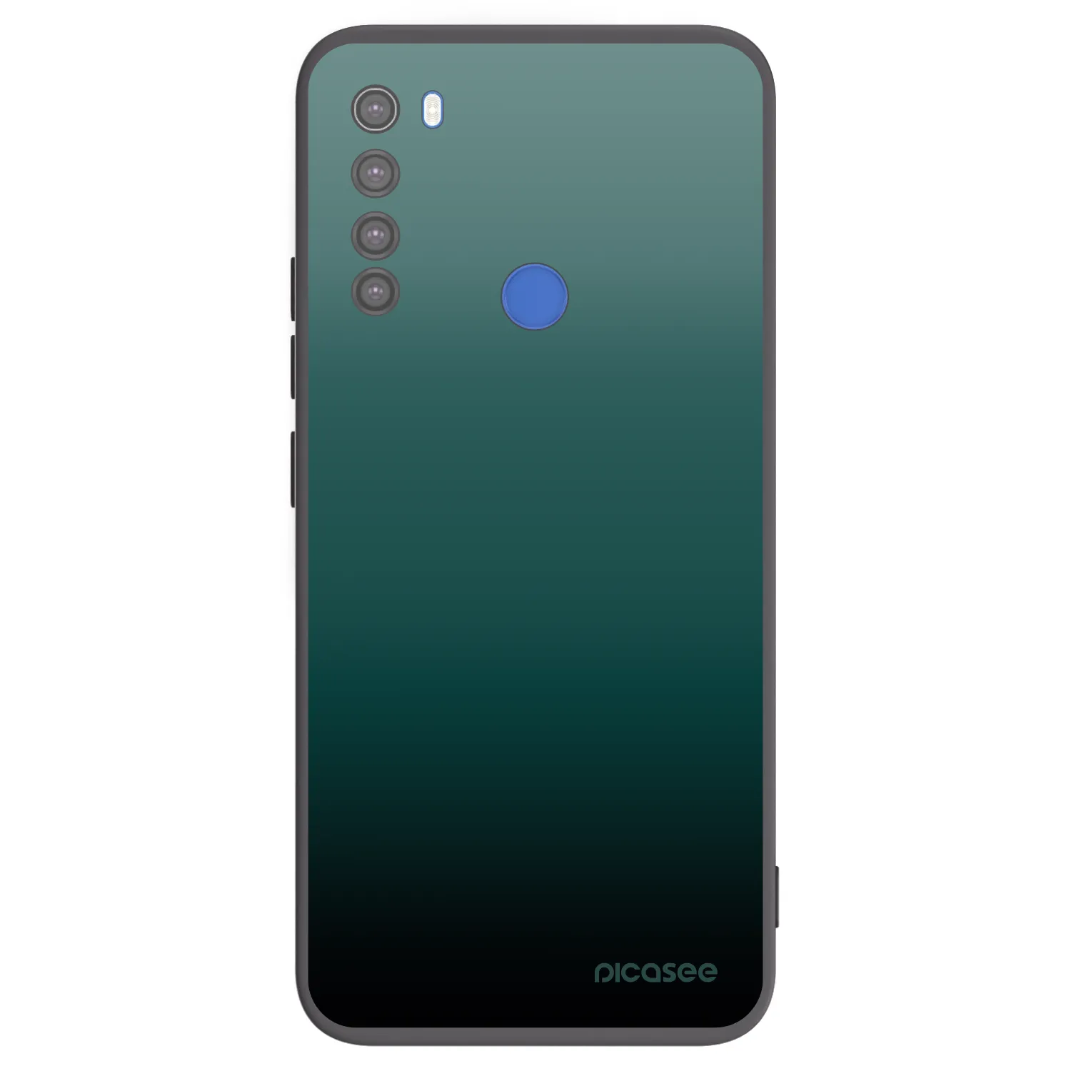 Picasee husă neagră din silicon pentru Xiaomi Redmi Note 8T - Verdant Fade