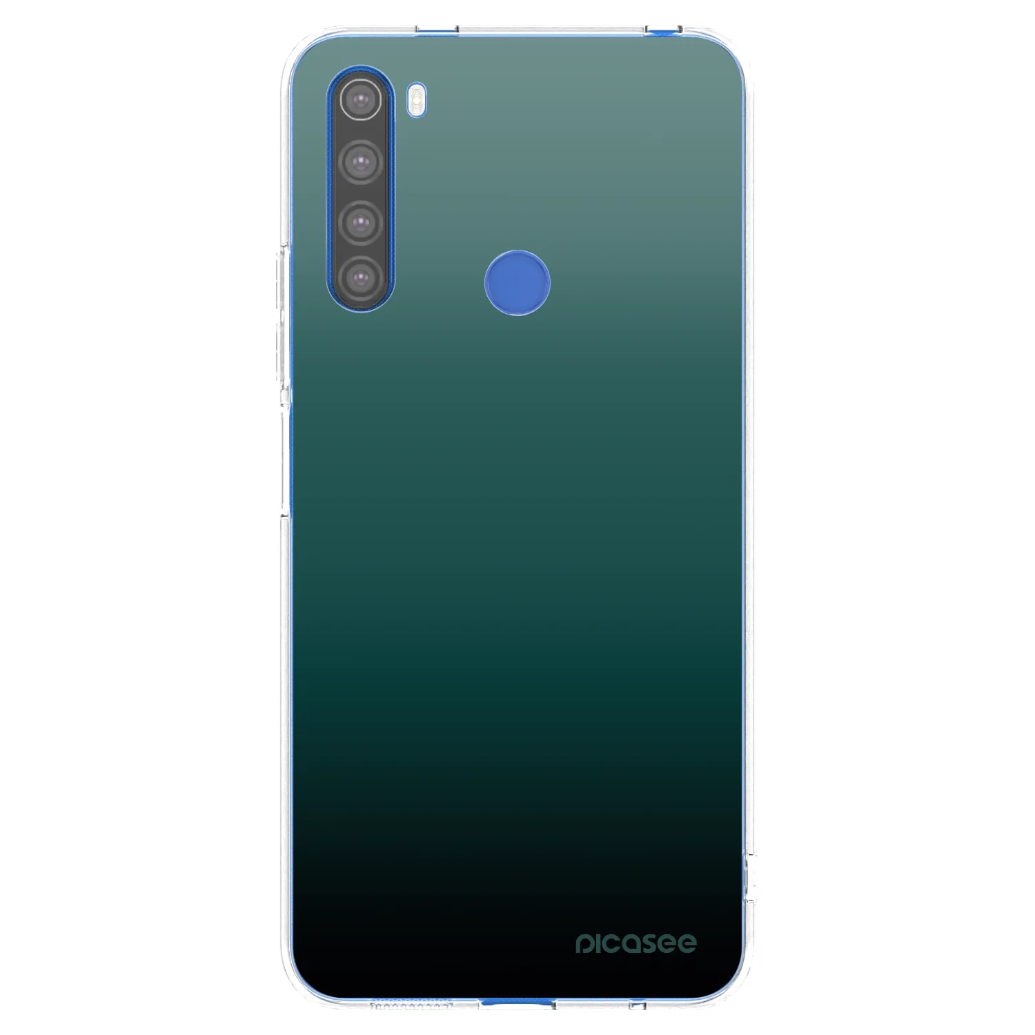 Picasee husă transparentă din silicon pentru Xiaomi Redmi Note 8T - Verdant Fade