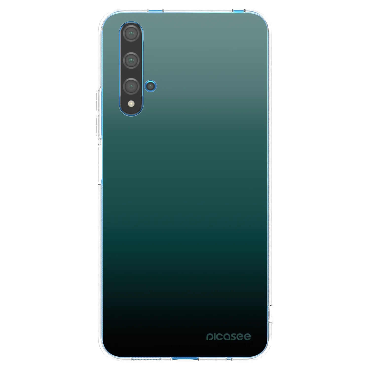Picasee husă transparentă din silicon pentru Huawei Nova 5T - Verdant Fade