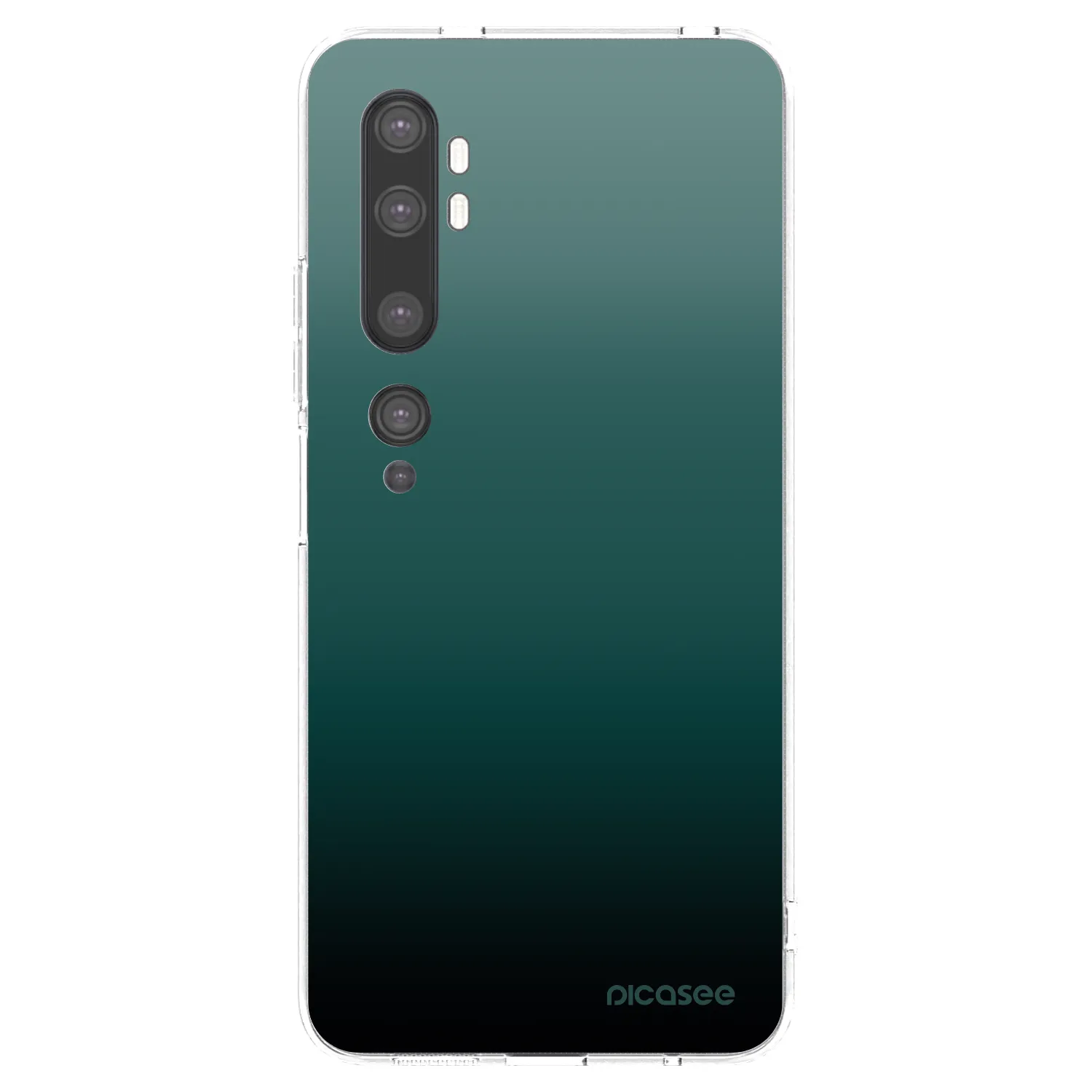 Picasee husă transparentă din silicon pentru Xiaomi Mi Note 10 (Pro) - Verdant Fade