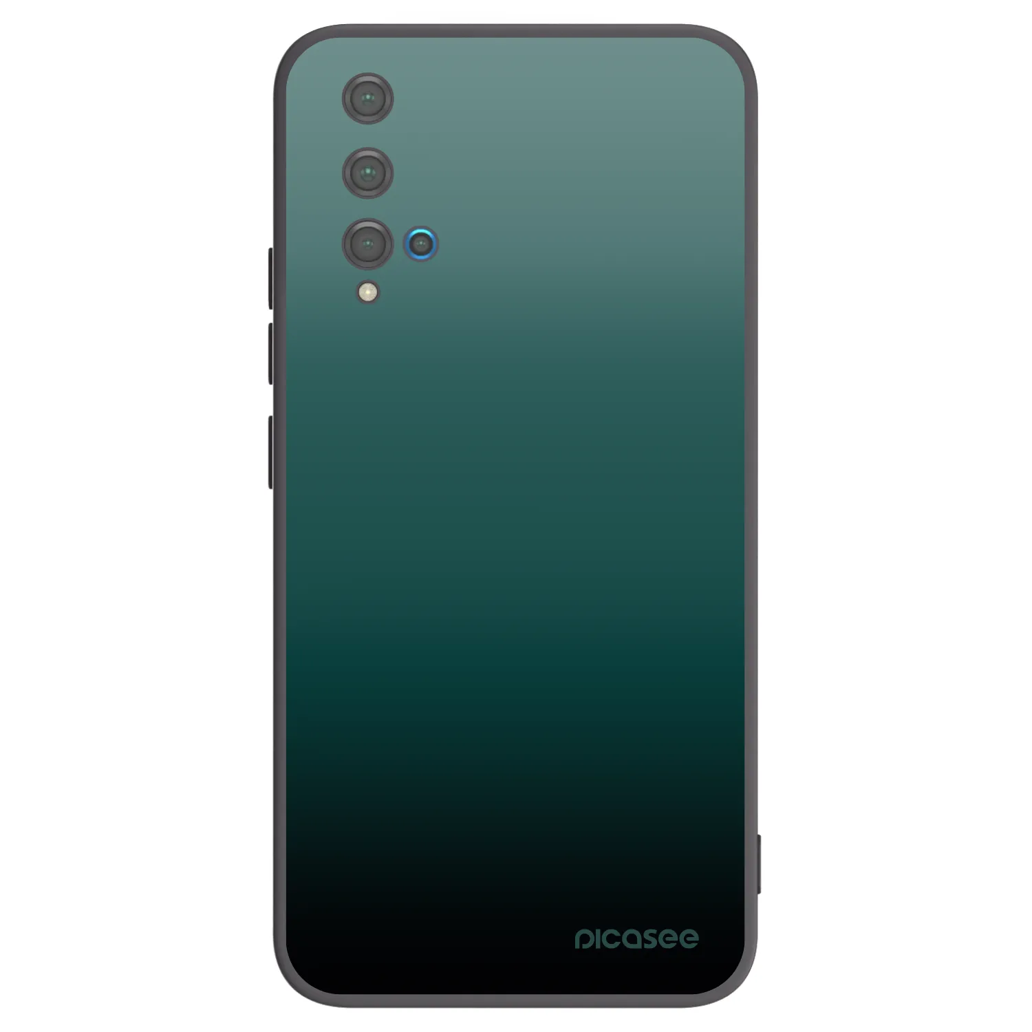 Picasee husă neagră din silicon pentru Huawei Nova 5T - Verdant Fade