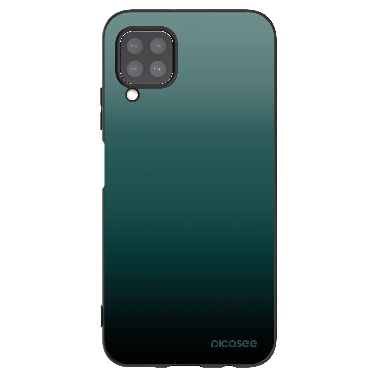 Picasee husă neagră din silicon pentru Huawei P40 Lite - Verdant Fade