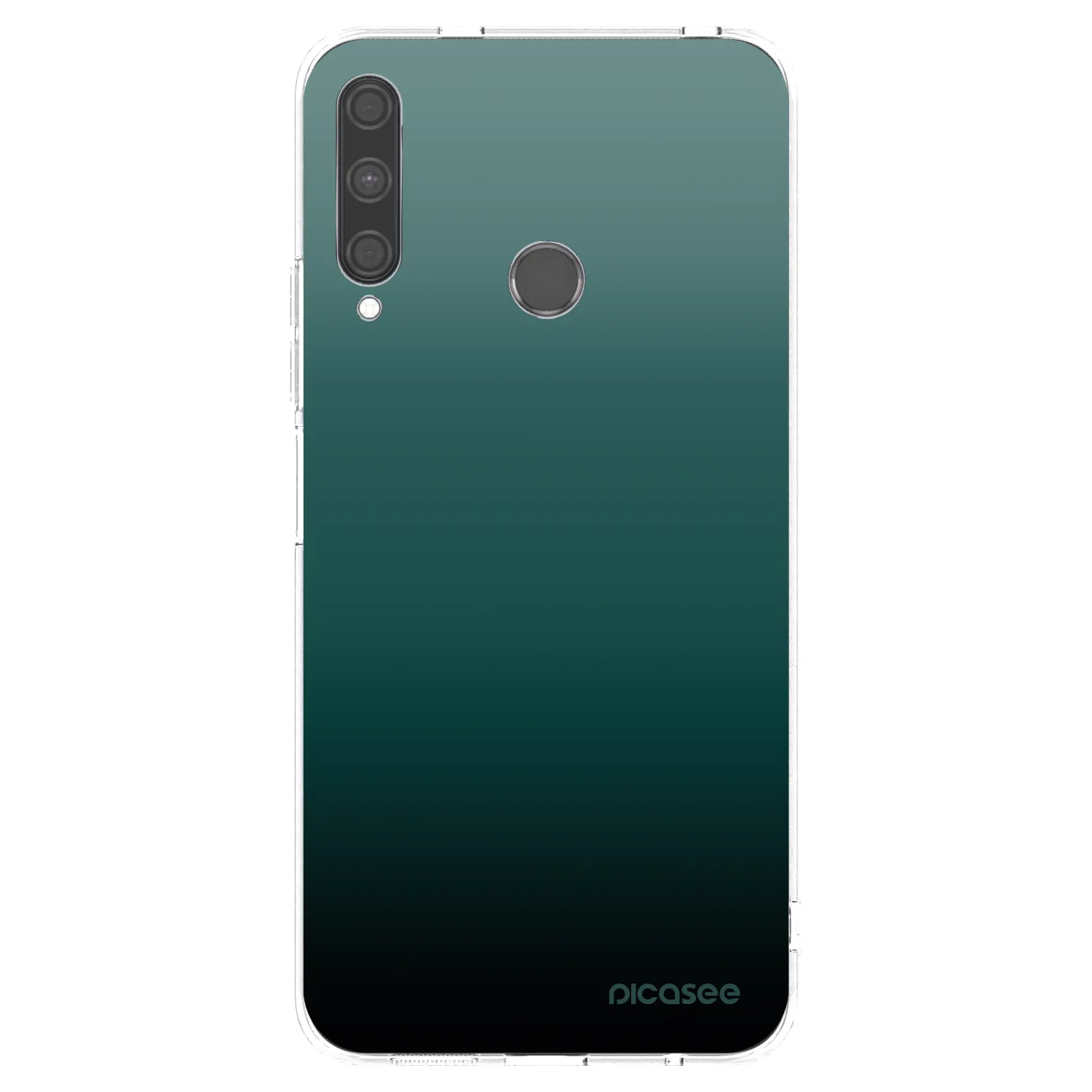 Picasee husă transparentă din silicon pentru Huawei P40 Lite E - Verdant Fade