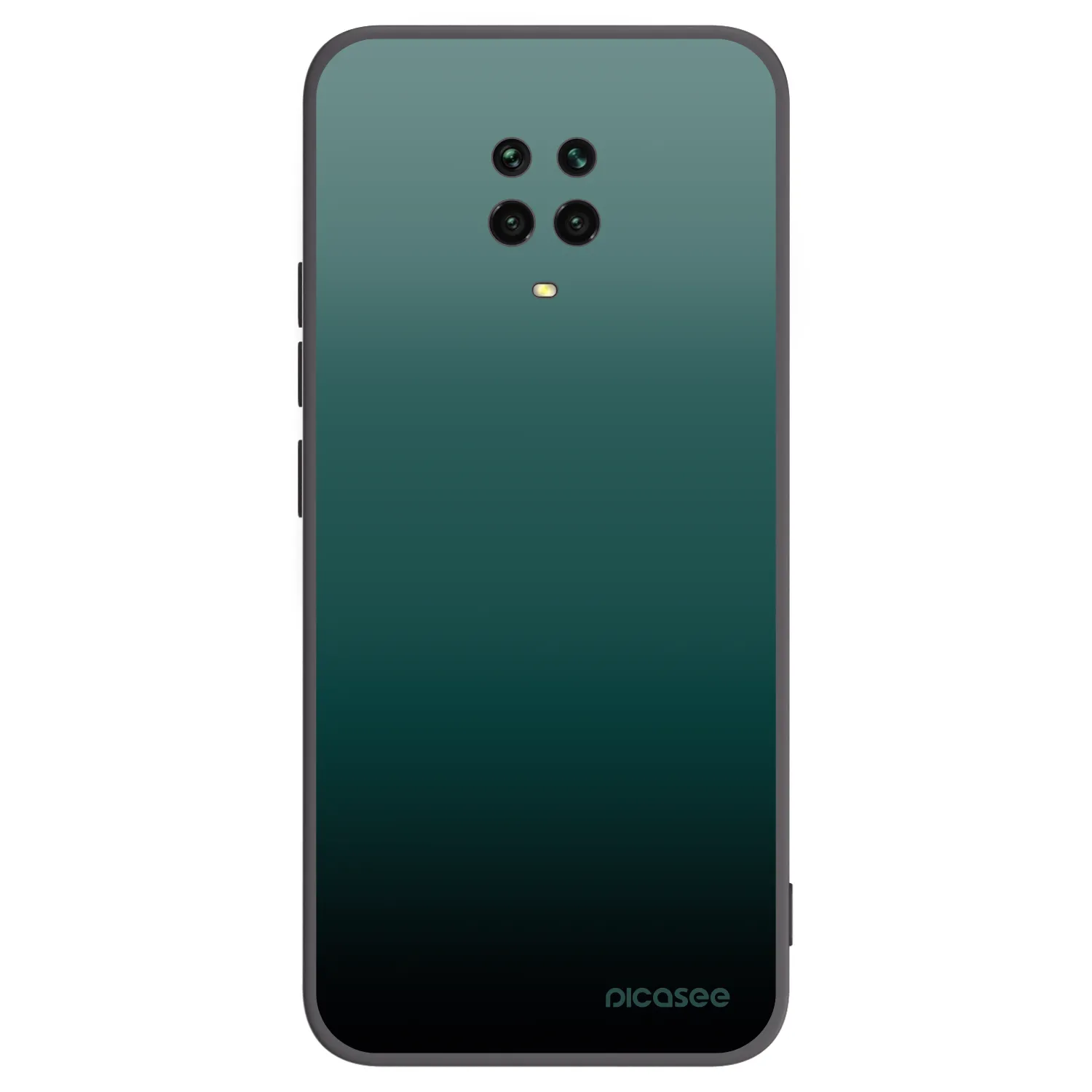 Picasee husă neagră din silicon pentru Xiaomi Redmi Note 9 Pro - Verdant Fade