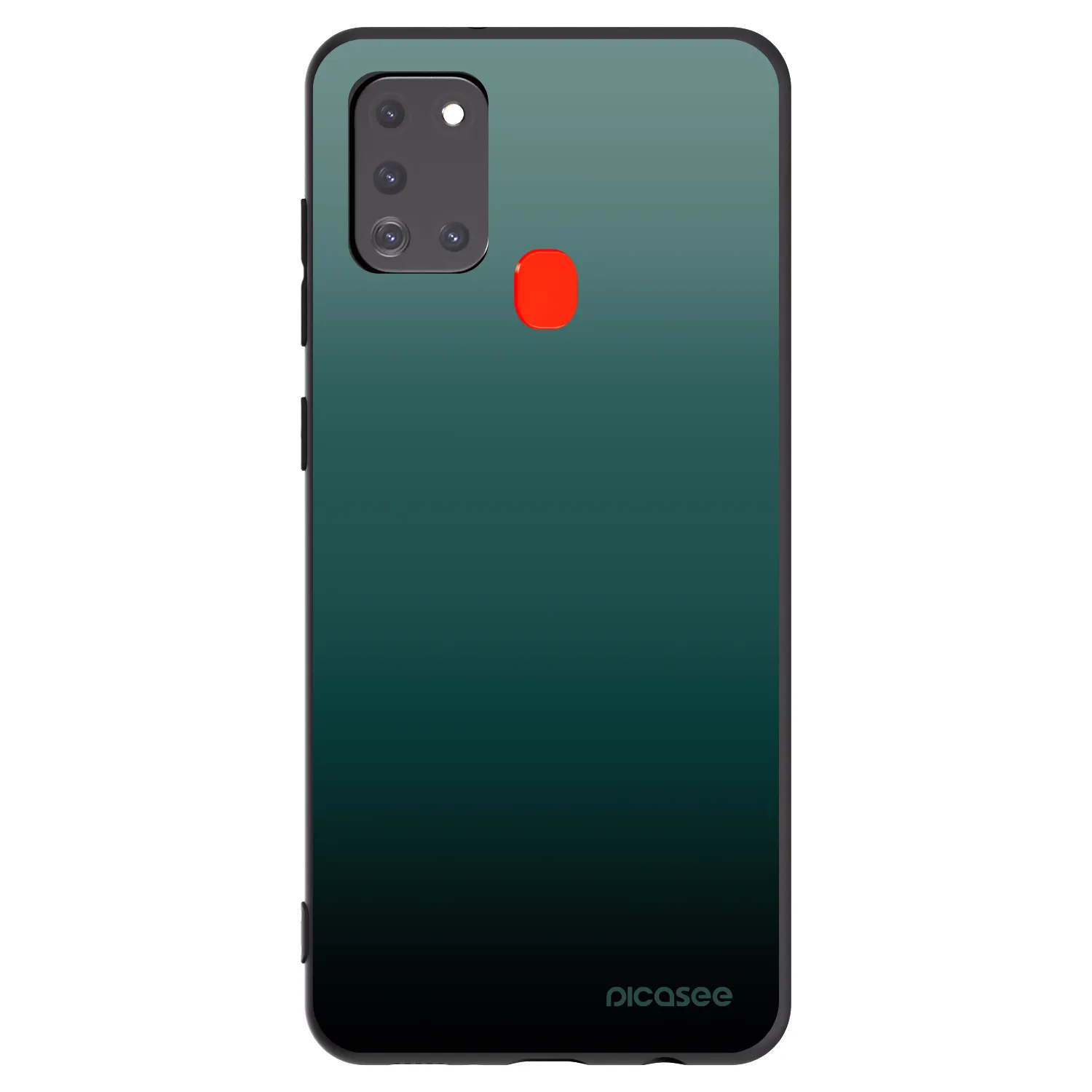 Picasee husă neagră din silicon pentru Samsung Galaxy A21s - Verdant Fade