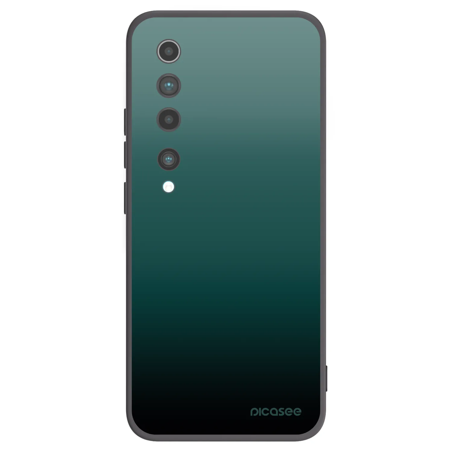 Picasee husă neagră din silicon pentru Xiaomi Mi 10 - Verdant Fade