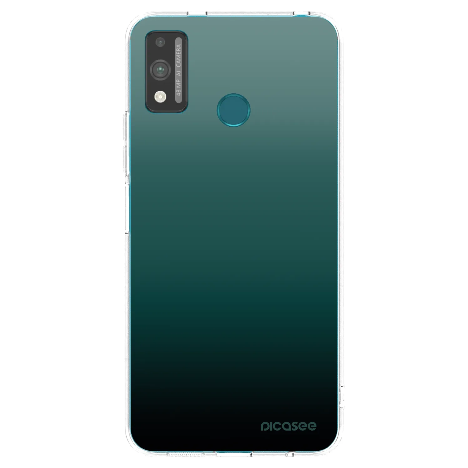Picasee husă transparentă din silicon pentru Honor 9X Lite - Verdant Fade