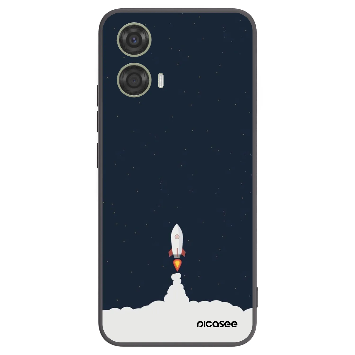 Picasee husă neagră din silicon pentru Motorola Moto G24 - Astronaut 2