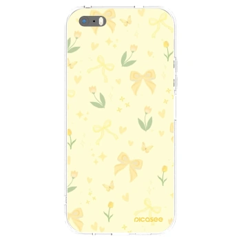 Picasee husă transparentă din silicon pentru Apple iPhone 5/5S/SE - Honey Blossom