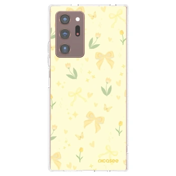 Picasee husă transparentă din silicon pentru Samsung Galaxy Note 20 Ultra - Honey Blossom