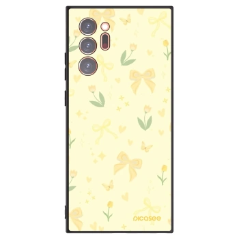 Picasee husă neagră din silicon pentru Samsung Galaxy Note 20 Ultra - Honey Blossom