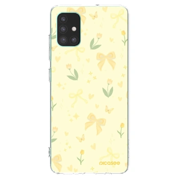 Picasee husă transparentă din silicon pentru Samsung Galaxy M51 M515F - Honey Blossom
