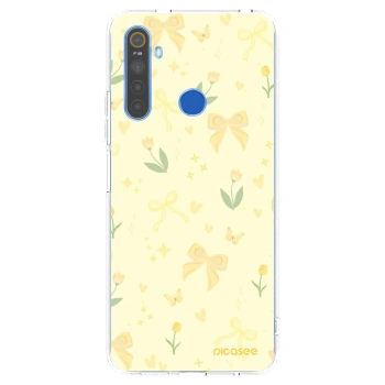 Picasee husă transparentă din silicon pentru Realme 5 - Honey Blossom