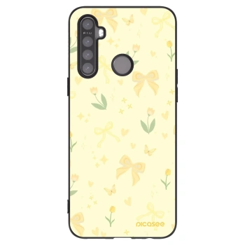 Picasee husă neagră din silicon pentru Realme 5 - Honey Blossom