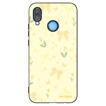 Picasee husă neagră din silicon pentru Huawei P20 Lite - Honey Blossom