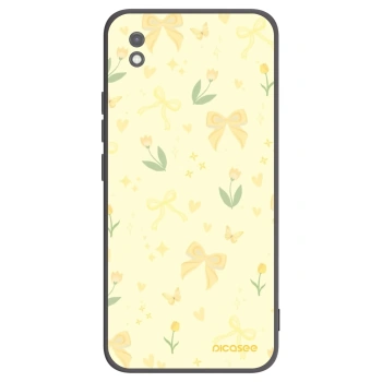 Picasee husă neagră din silicon pentru Xiaomi Redmi 9AT - Honey Blossom