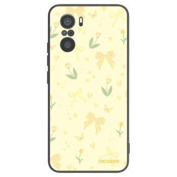Picasee husă neagră din silicon pentru Xiaomi Poco F3 - Honey Blossom