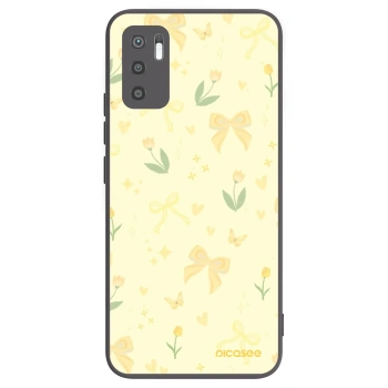 Picasee husă neagră din silicon pentru Xiaomi Redmi Note 10 5G - Honey Blossom