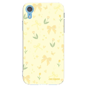 Picasee husă transparentă din silicon pentru Apple iPhone XR - Honey Blossom