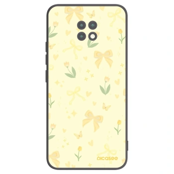 Picasee husă neagră din silicon pentru Xiaomi Redmi Note 9T - Honey Blossom
