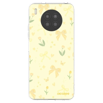 Picasee husă transparentă din silicon pentru Huawei Nova 8i - Honey Blossom