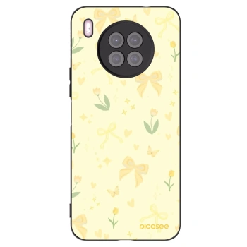 Picasee husă neagră din silicon pentru Huawei Nova 8i - Honey Blossom