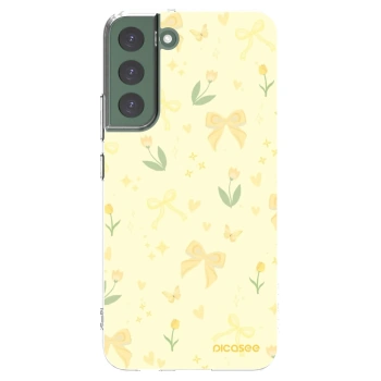Picasee husă transparentă din silicon pentru Samsung Galaxy S22+ 5G - Honey Blossom