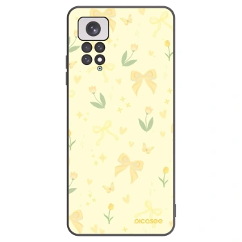 Picasee husă neagră din silicon pentru Xiaomi Redmi Note 11 - Honey Blossom