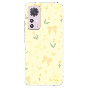 Picasee husă transparentă din silicon pentru Xiaomi 12 - Honey Blossom