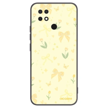 Picasee husă neagră din silicon pentru Xiaomi Redmi 10C - Honey Blossom