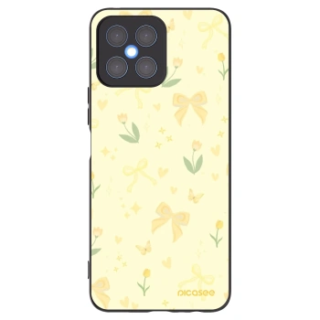 Picasee husă neagră din silicon pentru Honor X8 4G - Honey Blossom