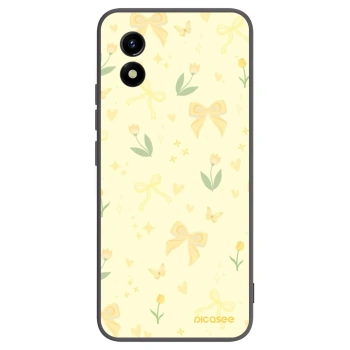 Picasee husă neagră din silicon pentru Vivo Y01 - Honey Blossom