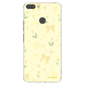 Picasee husă transparentă din silicon pentru Huawei P Smart - Honey Blossom