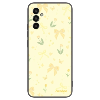 Picasee husă neagră din silicon pentru Samsung Galaxy M13 M135F - Honey Blossom