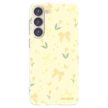 Picasee husă transparentă din silicon pentru Samsung Galaxy S23+ 5G - Honey Blossom