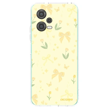 Picasee husă transparentă din silicon pentru Xiaomi Poco X5 - Honey Blossom
