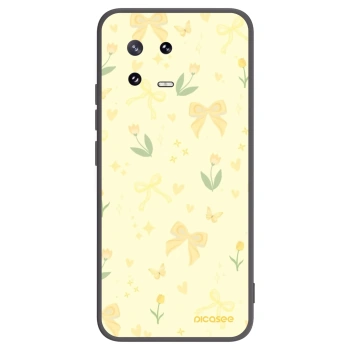 Picasee husă neagră din silicon pentru Xiaomi 13 Pro - Honey Blossom