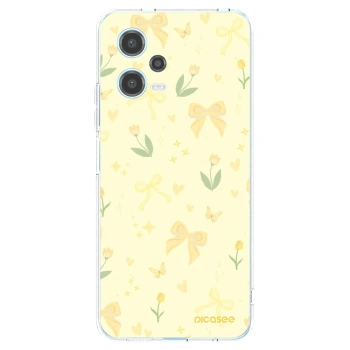 Picasee husă transparentă din silicon pentru Xiaomi Redmi Note 12 5G - Honey Blossom