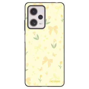 Picasee husă neagră din silicon pentru Xiaomi Redmi Note 12 Pro+ 5G - Honey Blossom