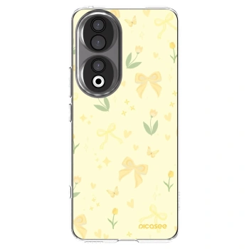 Picasee husă transparentă din silicon pentru Honor 90 5G - Honey Blossom
