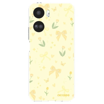 Picasee husă transparentă din silicon pentru Honor 90 Lite 5G - Honey Blossom