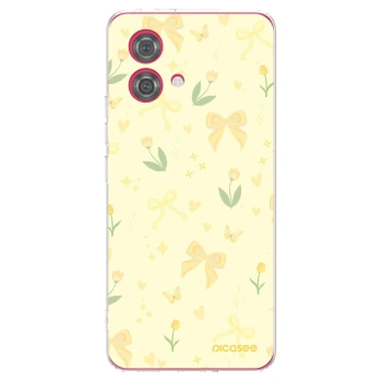 Picasee husă transparentă din silicon pentru Motorola Moto G84 5G - Honey Blossom