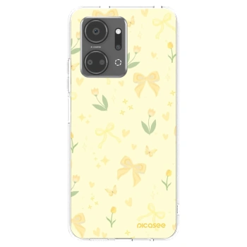 Picasee husă transparentă din silicon pentru Honor X7a - Honey Blossom