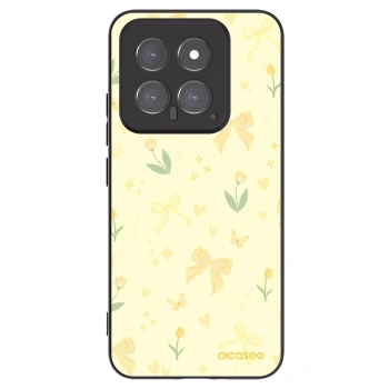 Picasee husă neagră din silicon pentru Xiaomi 14 - Honey Blossom