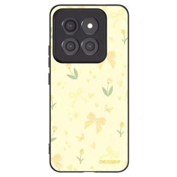 Picasee husă neagră din silicon pentru Xiaomi 14 Pro - Honey Blossom