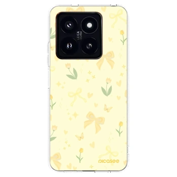 Picasee husă transparentă din silicon pentru Xiaomi 14 Pro - Honey Blossom