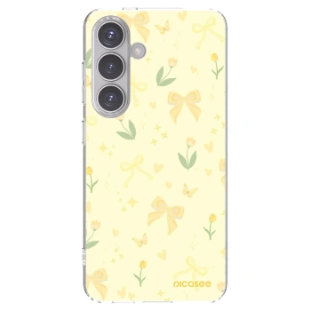 Picasee husă transparentă din silicon pentru Samsung Galaxy S24 S921B 5G - Honey Blossom