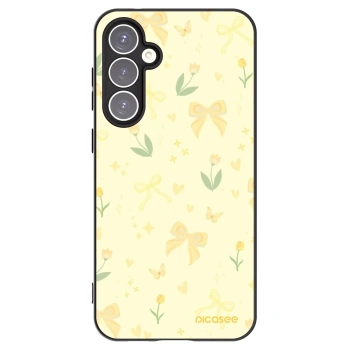 Picasee husă neagră din silicon pentru Samsung Galaxy S23 FE S711B - Honey Blossom