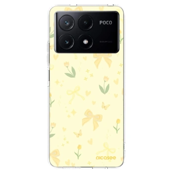 Picasee husă transparentă din silicon pentru Xiaomi Poco X6 Pro - Honey Blossom