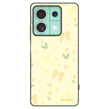Picasee husă neagră din silicon pentru Xiaomi Redmi Note 13 5G - Honey Blossom